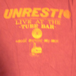 UNREST Live at the Tube Bar tee-shirt