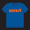 UNREST Perfect Teeth logo t-shirt in blue