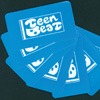 Teen Beat light blue vinyl sticker