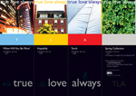 TRUE LOVE ALWAYS postcard