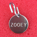 Teen-Beat 20 dog tag, front