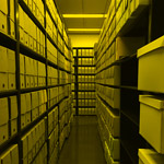 The stacks in the Washingtoniana Collection, DC Public Library